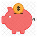 Piggy Bank Saving Bank Money Box Icon