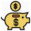 Piggy Bank Saving Save Money Icon