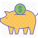 Piggy bank  Icône