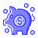 Piggy Bank Savings Finance Icon