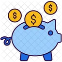 Piggy Bank Money Bank Cash Bank Icon
