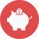 Piggy Bank Money Box Pig Icon