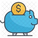 Piggy Savings Cash Icon