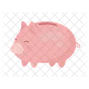 Piggy Bank Coin Container Icon