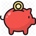 Piggy Bank Investment Money Saving Icon