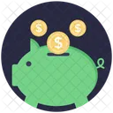 Piggy Bank Savings Icon