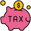 Piggy Bank Pig Tax Icon