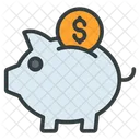 Budget Cash Piggy Icon