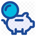 Piggy Bank Savings Funds Icon