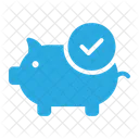 Piggy Bank Insurance Protection Icon