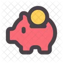 Piggy Bank Saving Cost Saving Icon