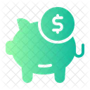Piggy Bank Money Save Icon