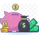 Piggy Bank Bank Saving Icon