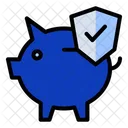 Bank Pig Shield Icon