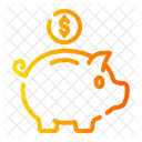 Piggy Bank Money Coin Icon