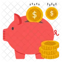 Piggy Bank Money Bank Dollar Bank Icon