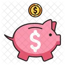 Piggy Bank Money Finance Icon