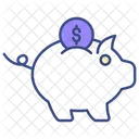 Piggy Bank Money Finance Icon