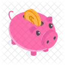 Piggy Bank Money Investment Icon