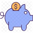 Piggy Bank Penny Bank Savings Icon