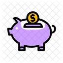 Piggy Bank Finance Business Icon