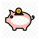 Piggy Bank Finance Business Icon