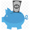 Piggy Bank Savings Money Icon