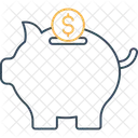 Piggy Bank Money Money Box Icon