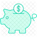 Piggy Bank Money Finance Icono