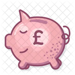 Piggy bank pound  Icon