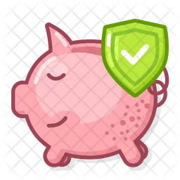 Piggy bank protection  Icon