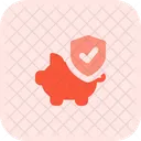 Piggy Bank Security  Icon