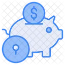 Piggy Bank Security Icon