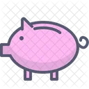 Vault Piggy Bank Pig Icon