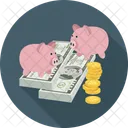 Piggy Dollar With Icon