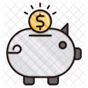Piggy Bank Banking Icon