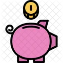 Piggy Banking Box Icon