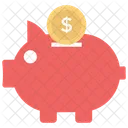 Piggy Bank Savings Piggy Box Icon