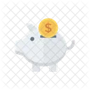 Piggy Banking Savings Icon