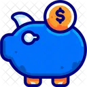 Banking Savings Coins Icon