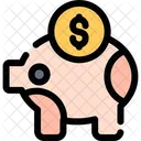 Piggy Bank Savings Icon