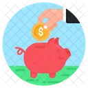 Financial Savings Piggy Bank Piggy Savings Icon