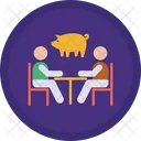 Business Meeting Meeting Discuss Topic Icon