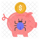 Piggy Savings Bug Piggy Savings Virus Melicious Savings Icon