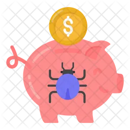 Piggy Savings Virus  Icon