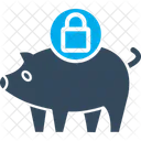 Piggy Security Bank Banking Security Icon