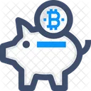 Piggybank Piggybank Bitcoin Piggybank Icon