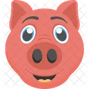 Piglet Face Baby Icon