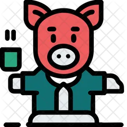 Piglet Cartoon  Icon