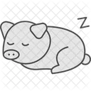 Piglet Sleeping Piglet Sleeping Icon